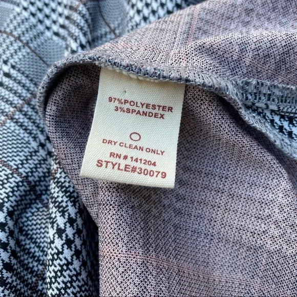 Hem & Thread Plaid Long Blazer Jacket - Picture 7 of 10